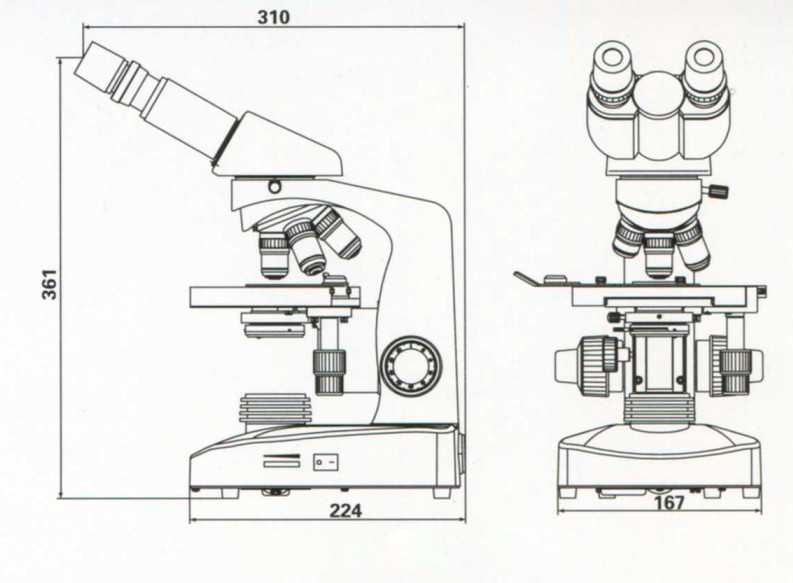 Microscopio de Laboratorio YR0241 – 1